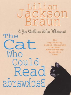 cover image of The cat who could read backwards